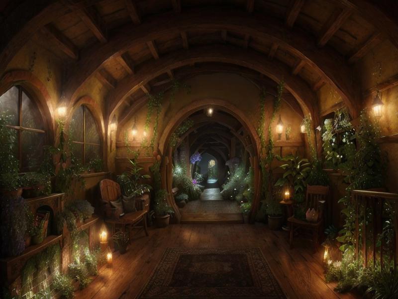 01600-4170866990-hobbit house, flowery, organic, Sun Room, realistic, night.jpg